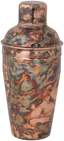 Creative Co-Op 16-Ounce Oxidized Stainless Steel Cocktail Shaker, Copper Finish | Amazon (US)