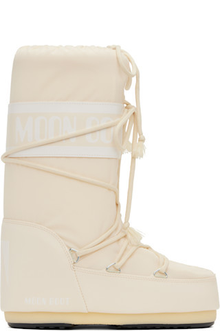 Off-White Icon Nylon Boots | SSENSE