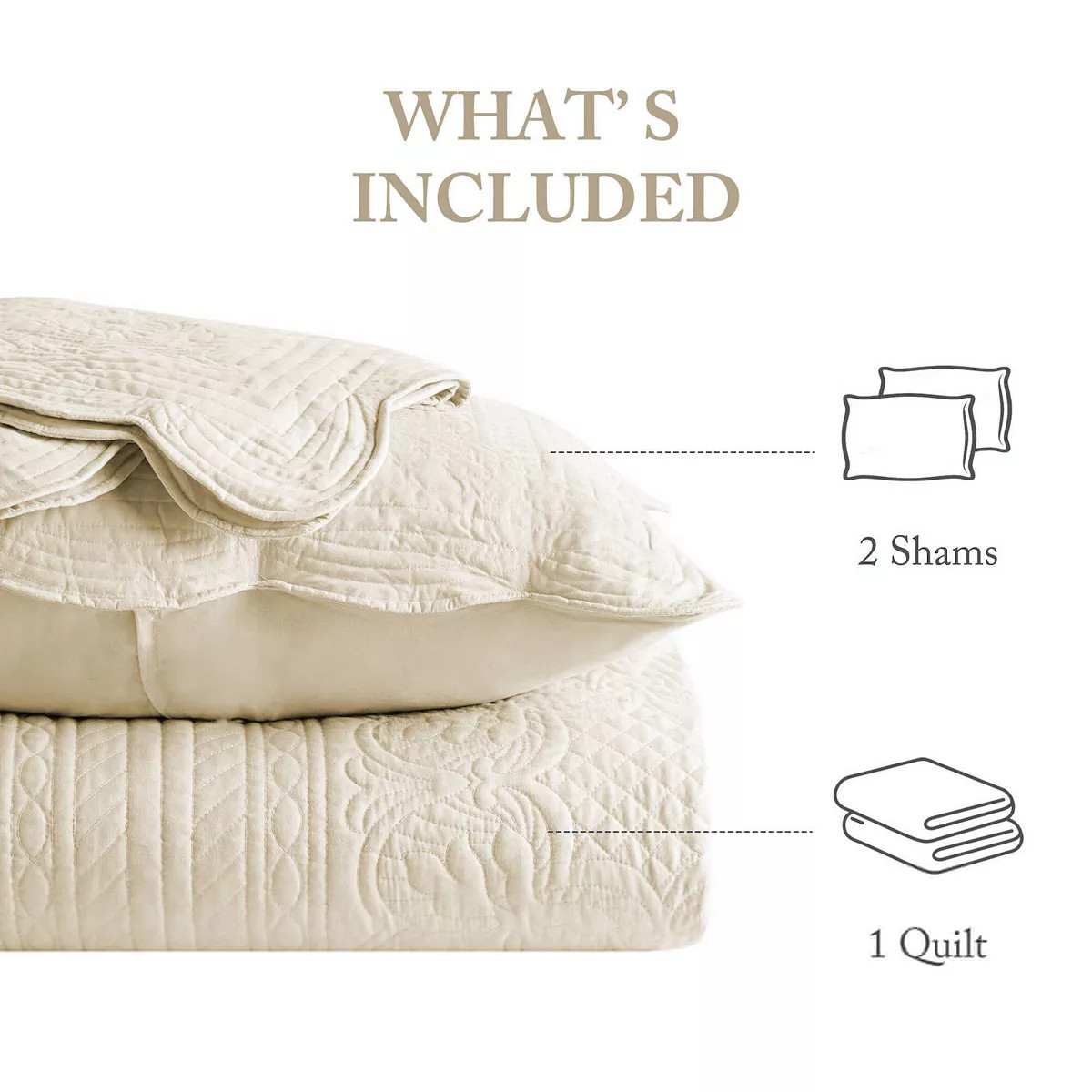 Madison Park Marino 3-Piece Quilt Set with Shams | Kohl's