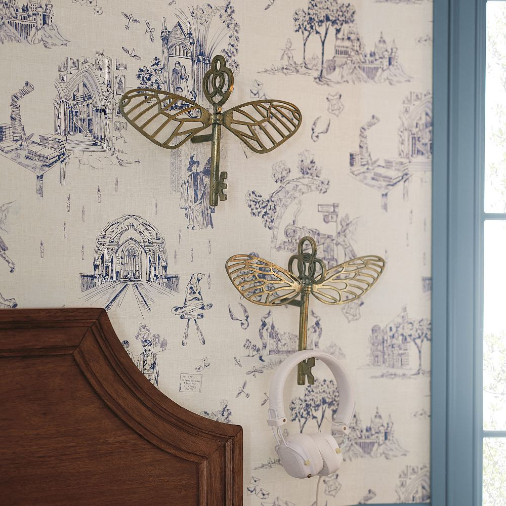 Harry Potter™ Flying Key Jewelry Hooks, Set of 3 | Pottery Barn Teen