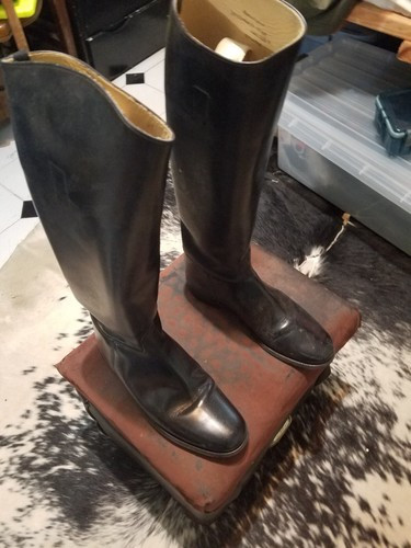 Men's leather English riding boots Marlborough Made in England  | eBay | eBay US