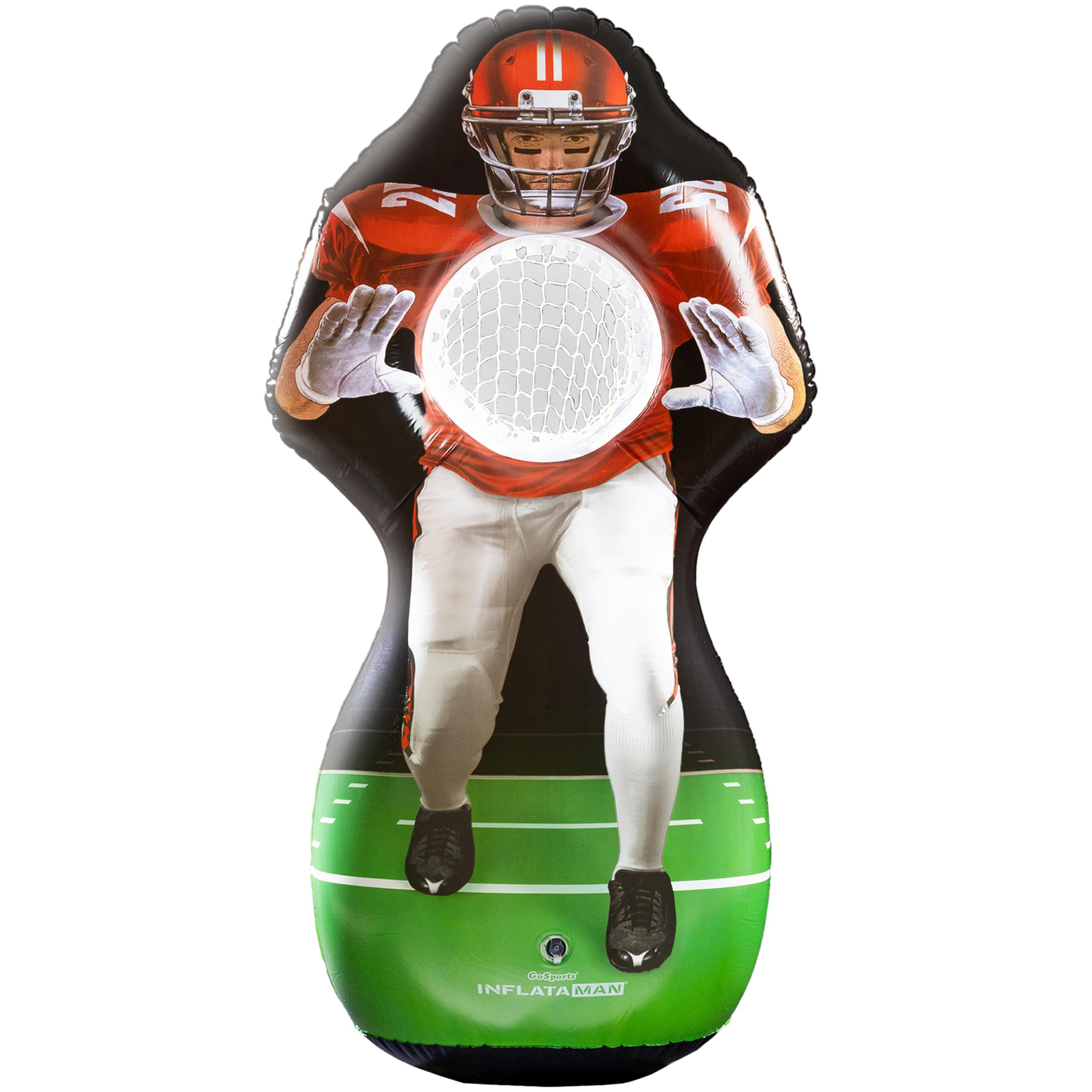 GoSports Inflataman Football Challenge - Includes 4 Rubber Footballs, Ball Pump, and Scoreboard -... | Amazon (US)