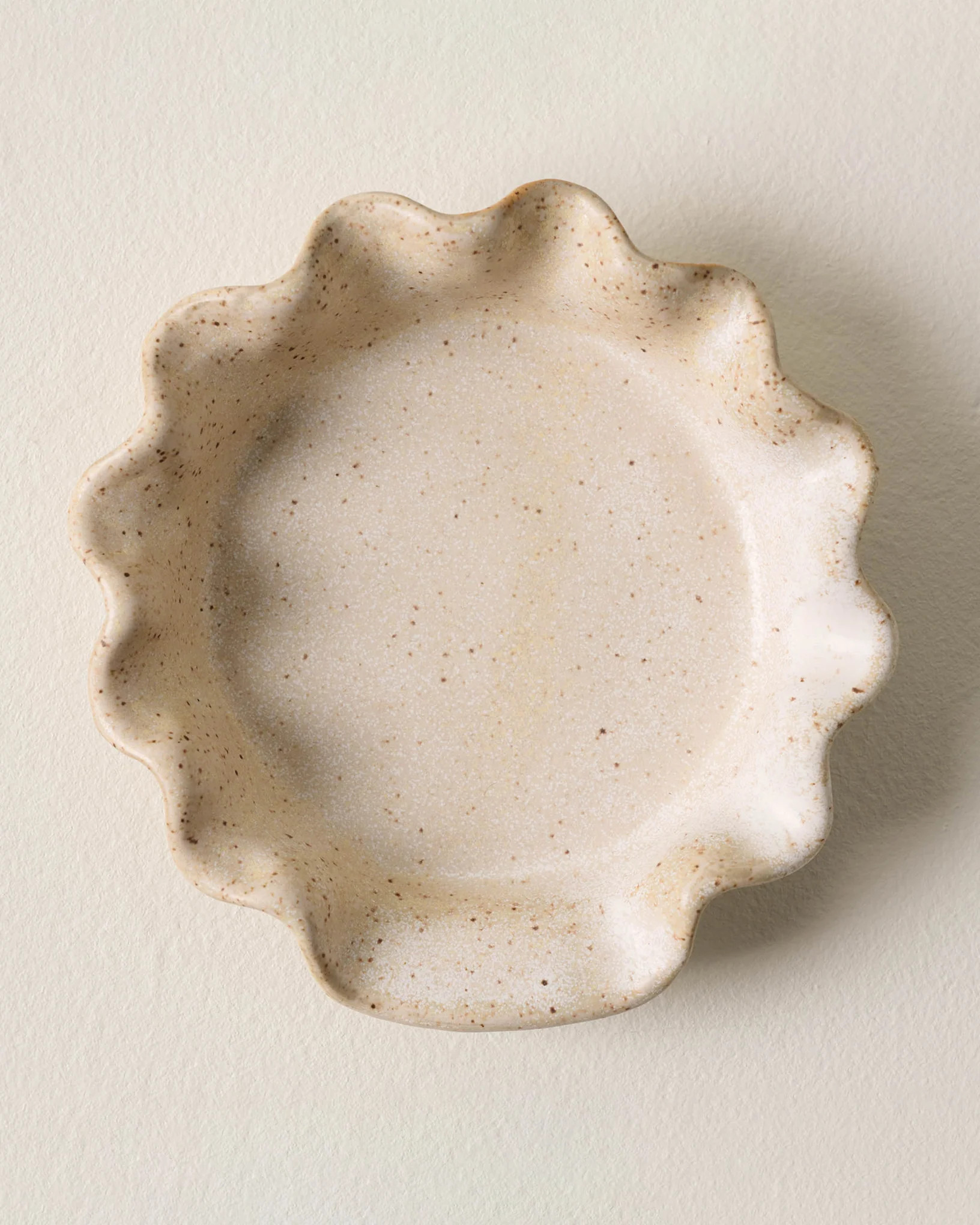 French White Ruffle Spoon Rest | Magnolia