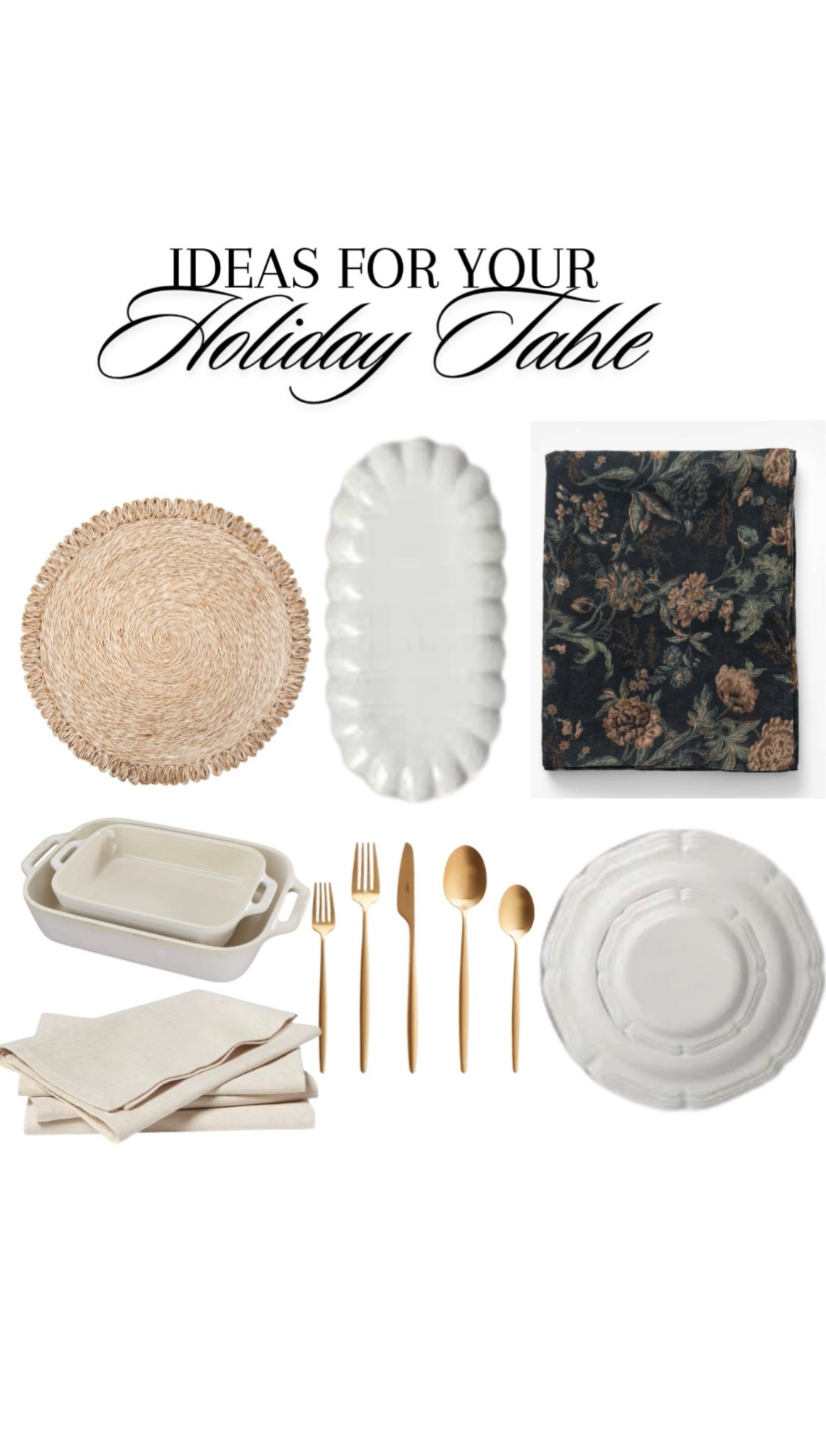 Holiday tablescape inspo!! 

#LTKHoliday #LTKGiftGuide #LTKSeasonal