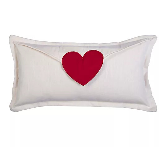 Make Your Selection: Love Letter Throw Pillow by Valerie | QVC