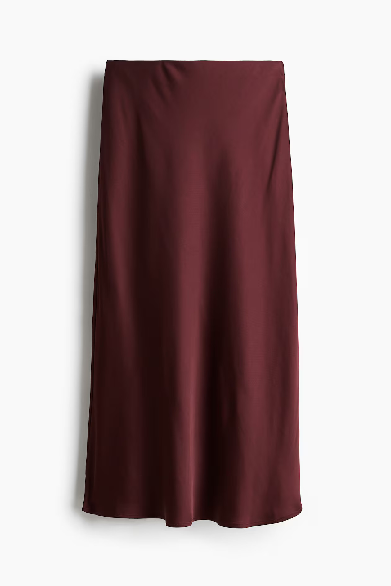 Midi skirt - Burgundy - Ladies | H&M GB | H&M (UK, MY, IN, SG, PH, TW, HK)