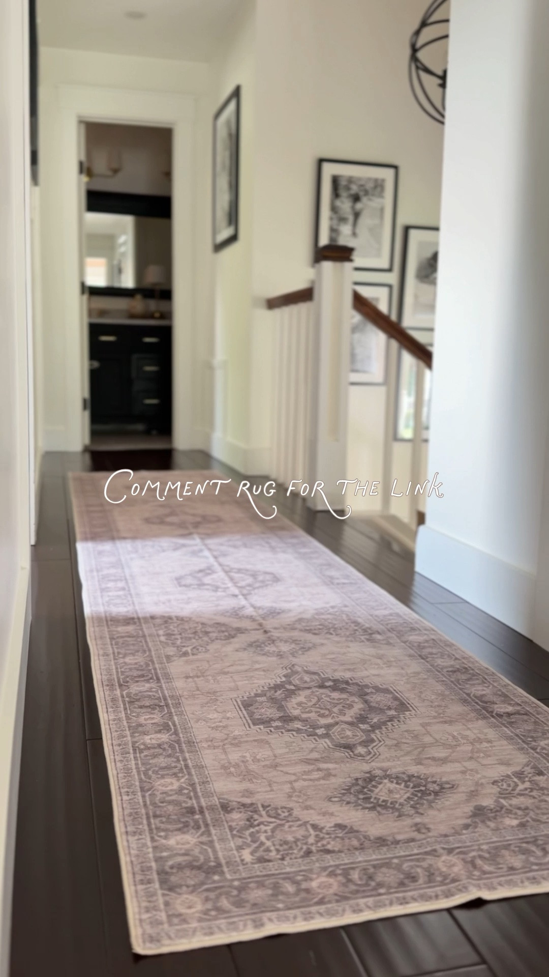 Swapping our hallway runner 🤍 Our cats basically *destroyed* our current one. Wanted a fresh one, too! It brightened up this space and is SO much softer than the other!! Feels like a cozy walk every trip down the hall 😆 will also link the rug tape we use!! Going to tape this one down, too once the creases go away!

#LTKmomlife #LTKSeasonal #LTKHome