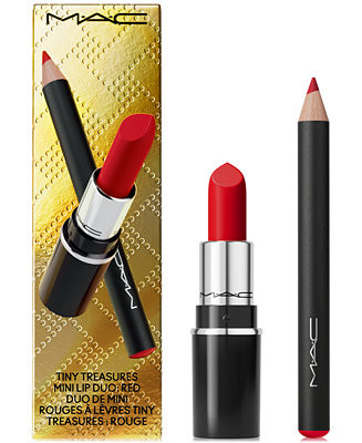 MAC 2-Pc. Tiny Treasures Mini Lipstick + Lip Liner Gift Set - Macy's | Macy's
