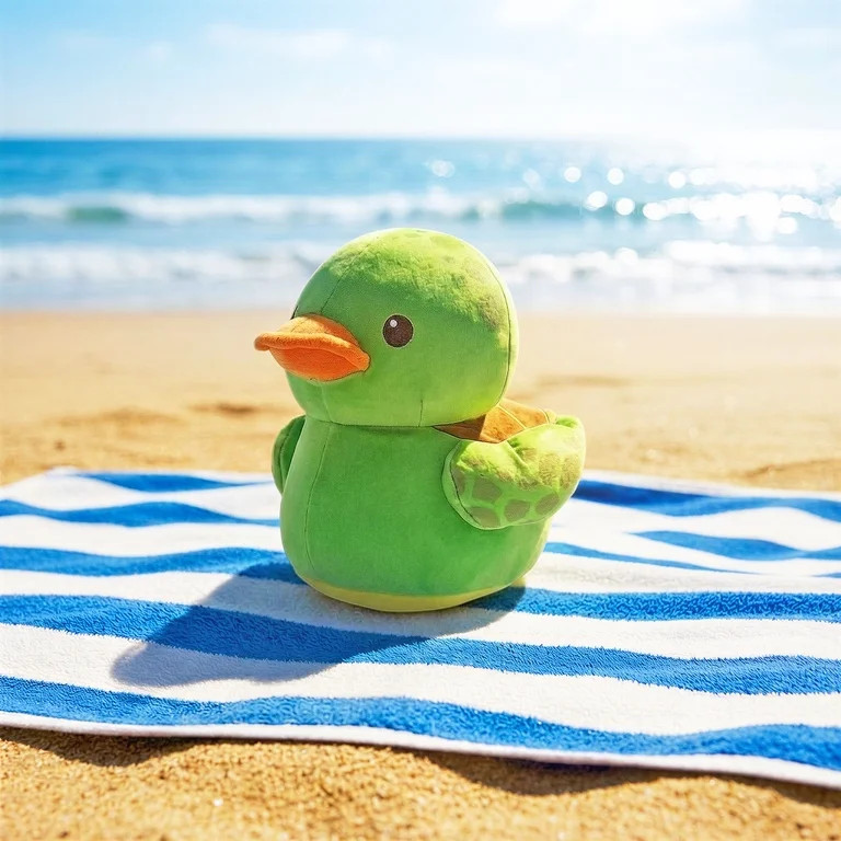 Small Turtle Duck Plush, Green, Summer by Way To Celebrate | Walmart (US)
