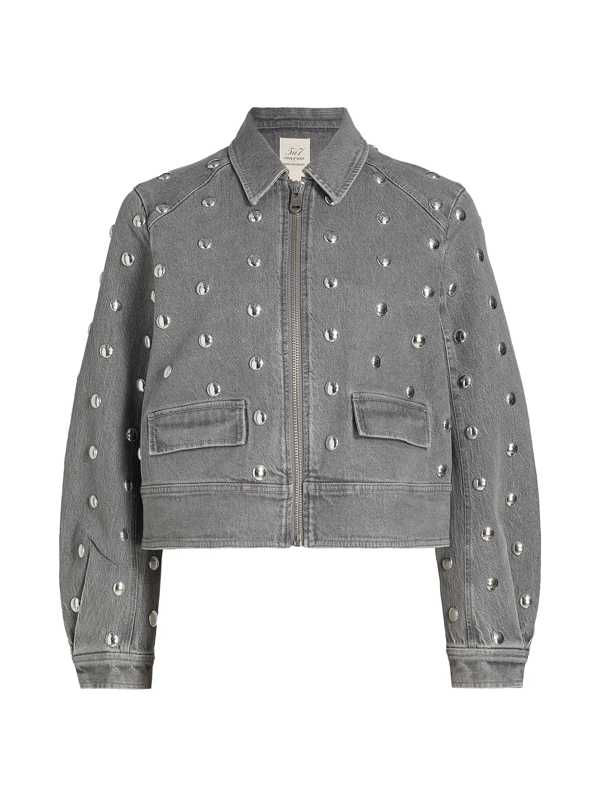 Studded Denim Harriet Jacket | Saks Fifth Avenue