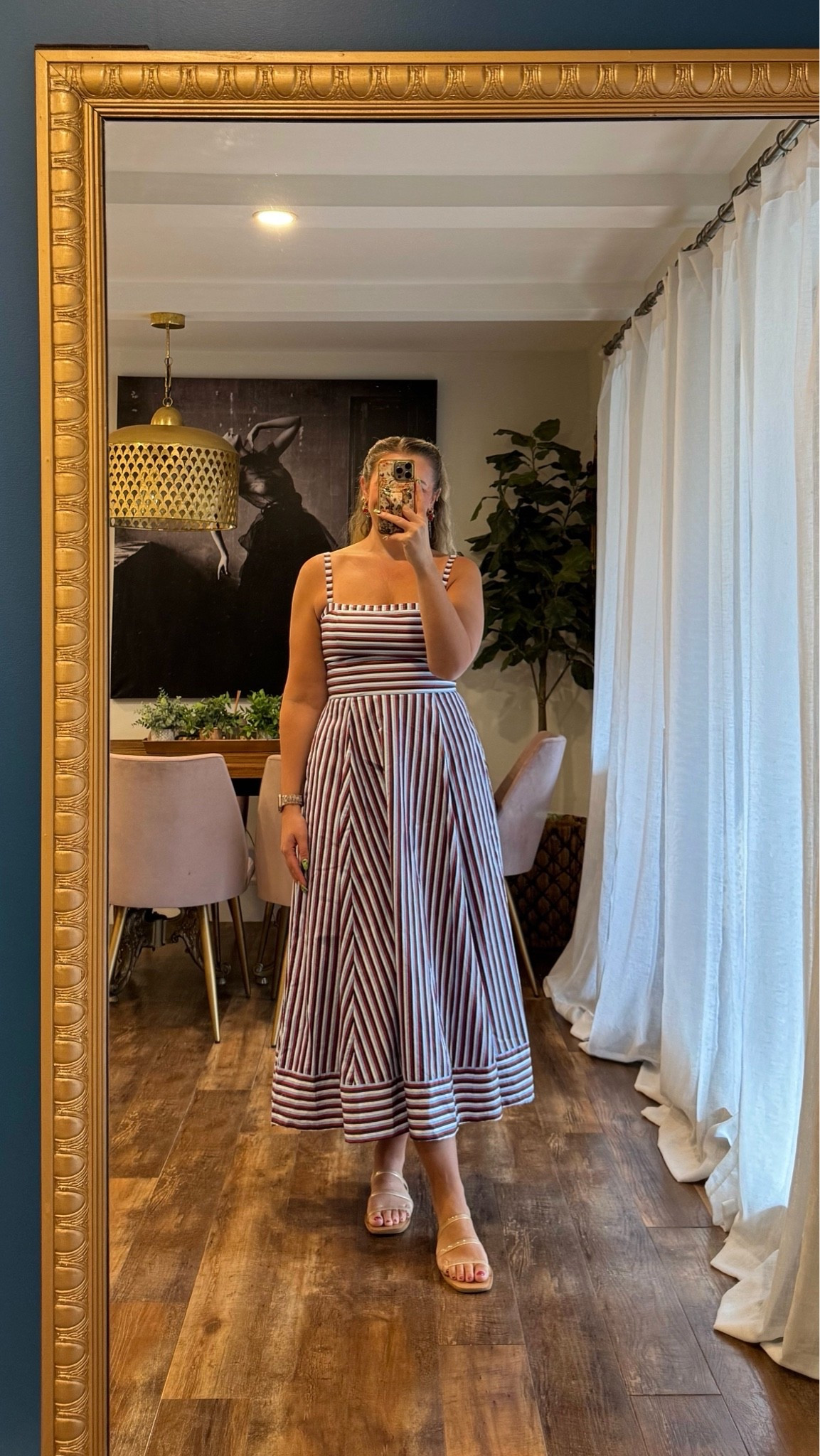 Wearing a large in my favorite style hill house dress

#LTKootd #LTKMidsize #LTKSeasonal