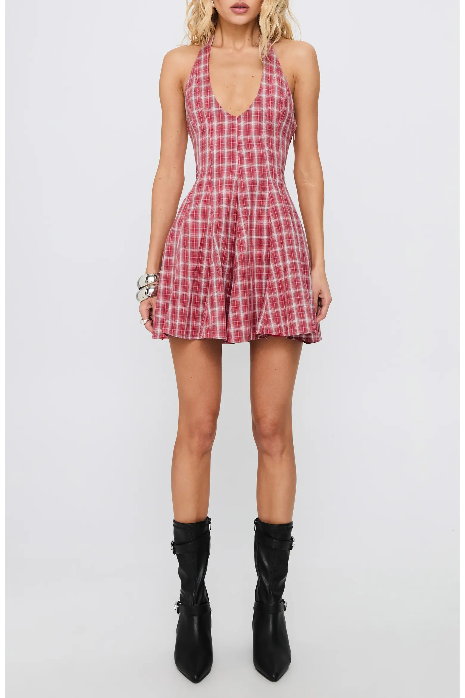 Princess Polly Out of Nowhere Halter Minidress (Women) | Nordstrom | Nordstrom