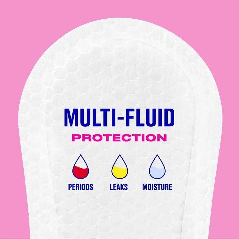 Carefree Panty Liners, Regular, Unscented (54 Count) | Walmart (US)