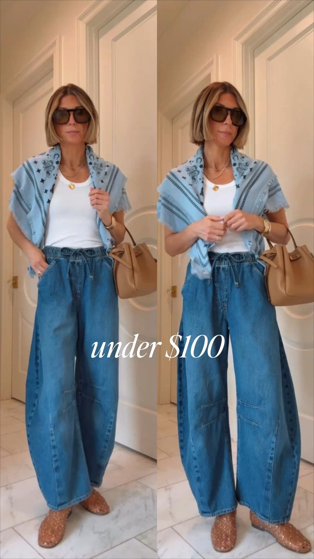 Casual summer outfit. 

Jeans fit true to size and I'm wearing an XS.

#LTKsummer #LTKjeans