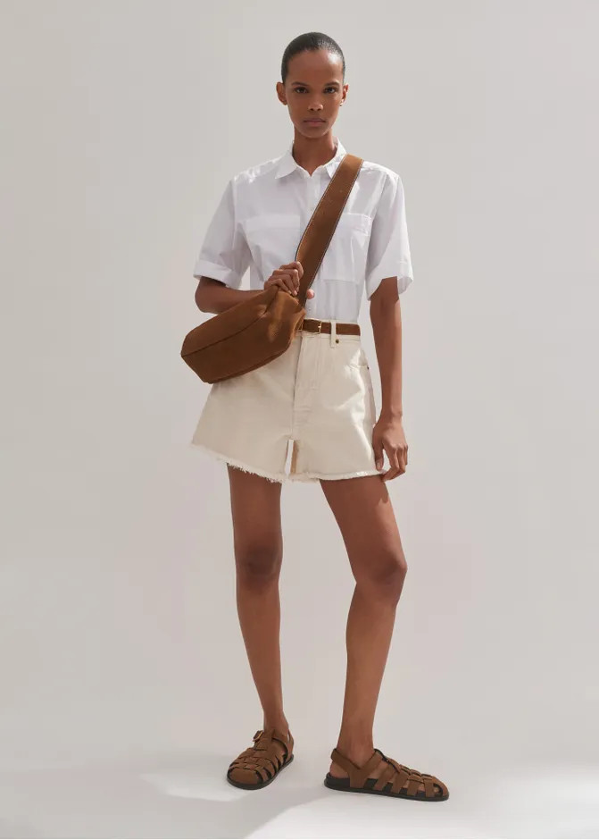 Distressed Denim Short | ME+EM US