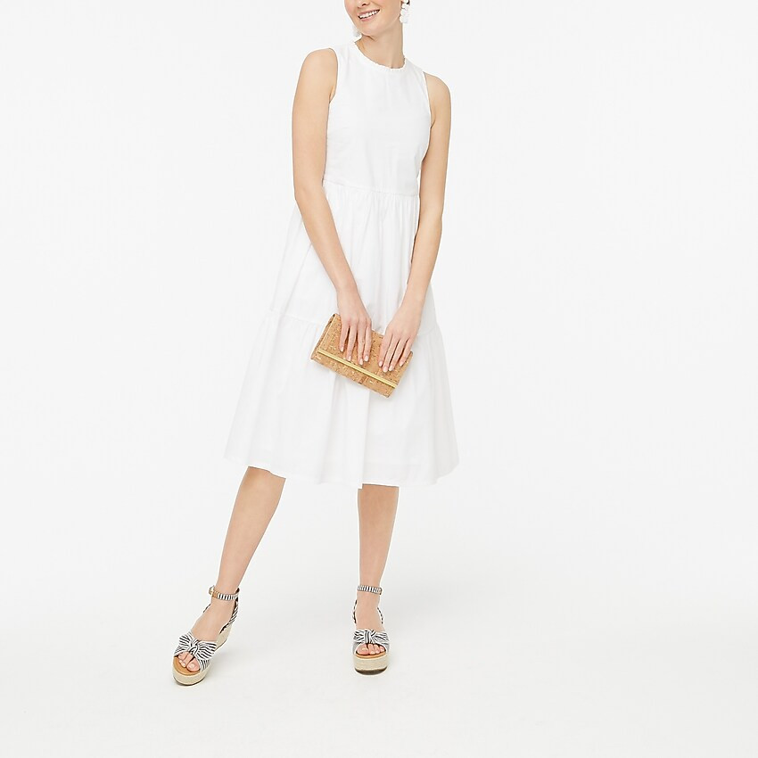 Sleeveless tiered dress | J.Crew Factory