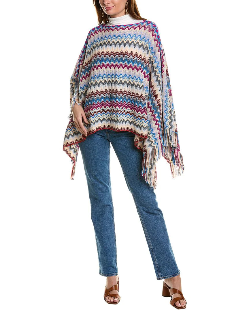 Missoni Wool-Blend Poncho | Shop Simon
