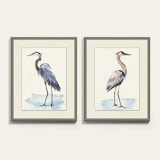 Beach Blue Heron Framed Art Prints Series | Ballard Designs, Inc.