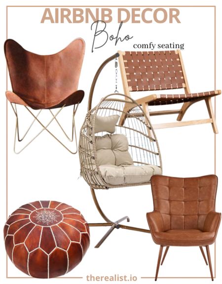 Make sure to grab these cozy and comfy chairs for your Airbnb! Airbnb decor. Boho decor. Amazon finds. Amazon deals  

#LTKunder100 #LTKunder50 #LTKhome