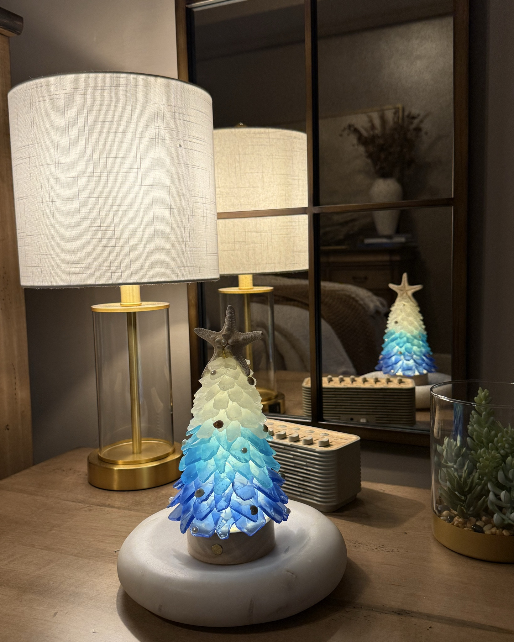 Sea glass Christmas Tree 

#LTKHoliday #LTKFindsUnder50 #LTKHome