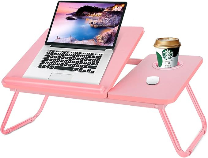 Laptop Desk for Bed Couch, Portable Lap Desk for Laptops, Bed Table for Laptops, Foldable Laptop ... | Amazon (US)