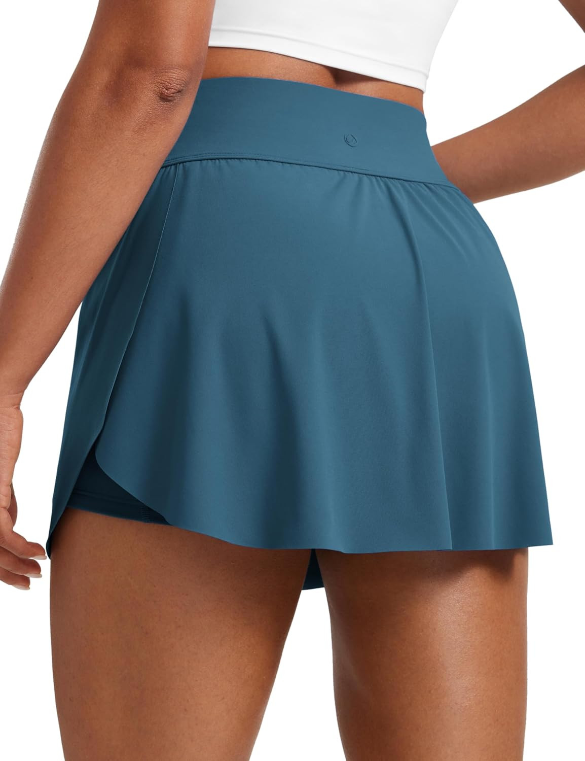 CRZ YOGA High Waisted Side Slit Tennis Skirts | Amazon (US)
