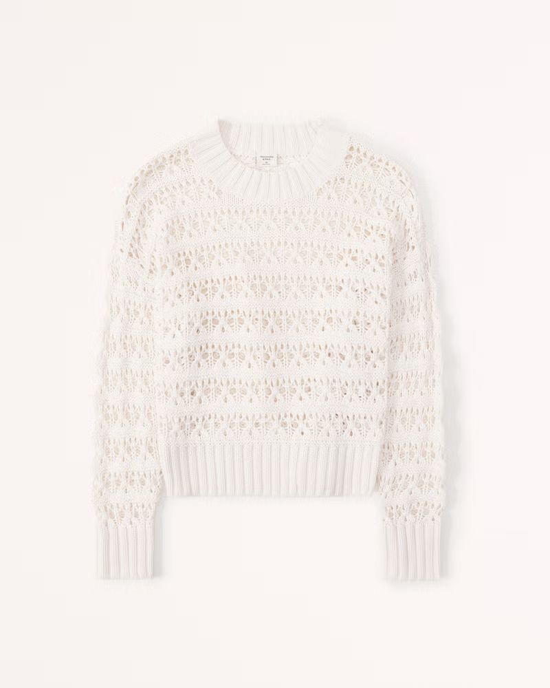 Crochet Dolman Sweater | Abercrombie & Fitch (US)