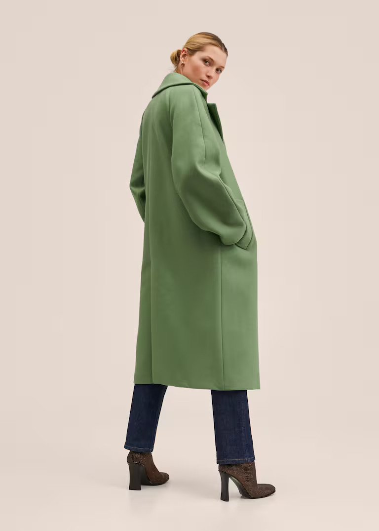 Oversize wool coat | MANGO (US)