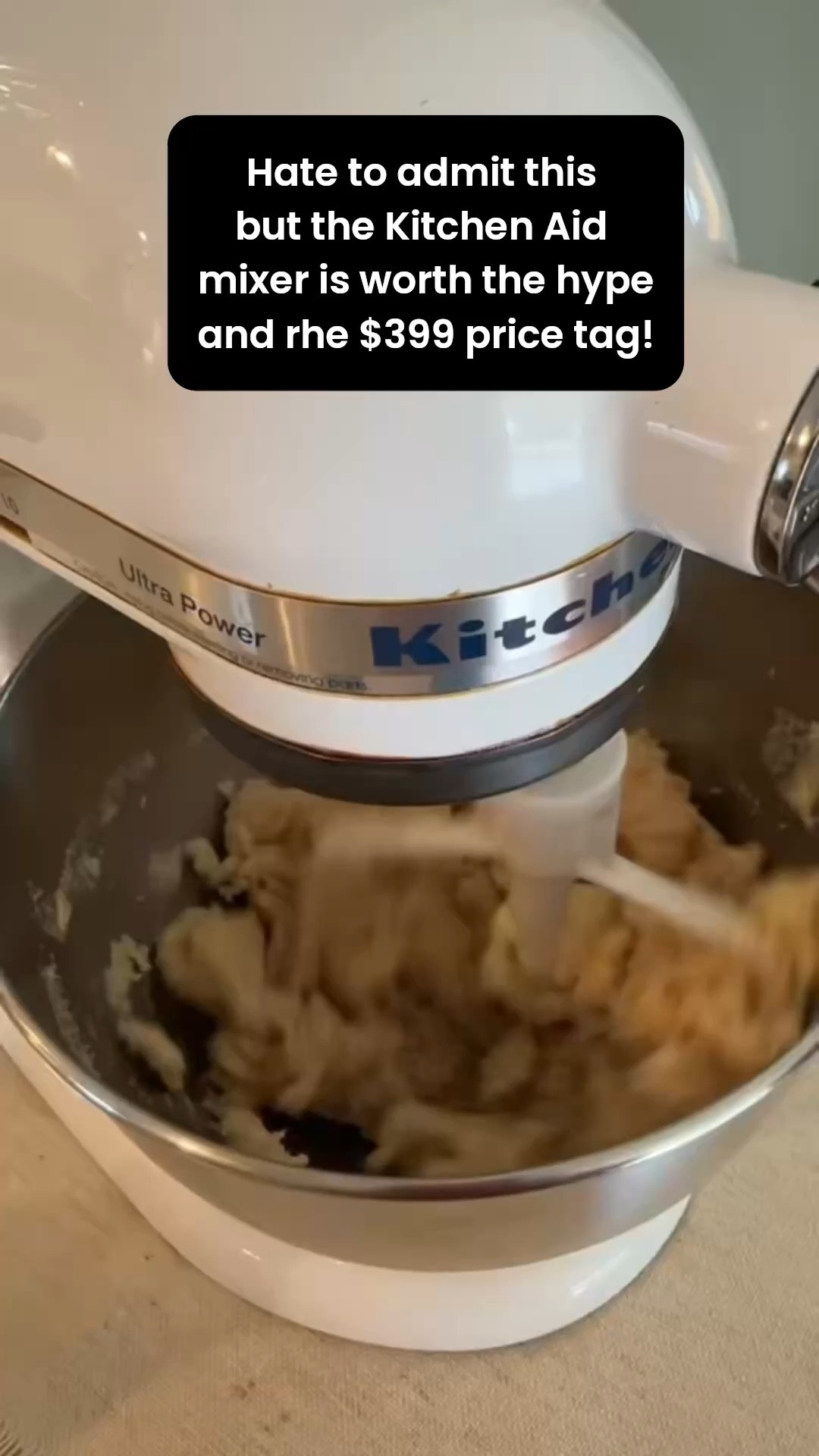 The KitchenAid mixer is one of the hardest working appliances in my kitchen. I would never wanna be without it. It has lasted me for years.#kitchenhero #kitchenessential
@kitchenaidusa 

#LTKhome