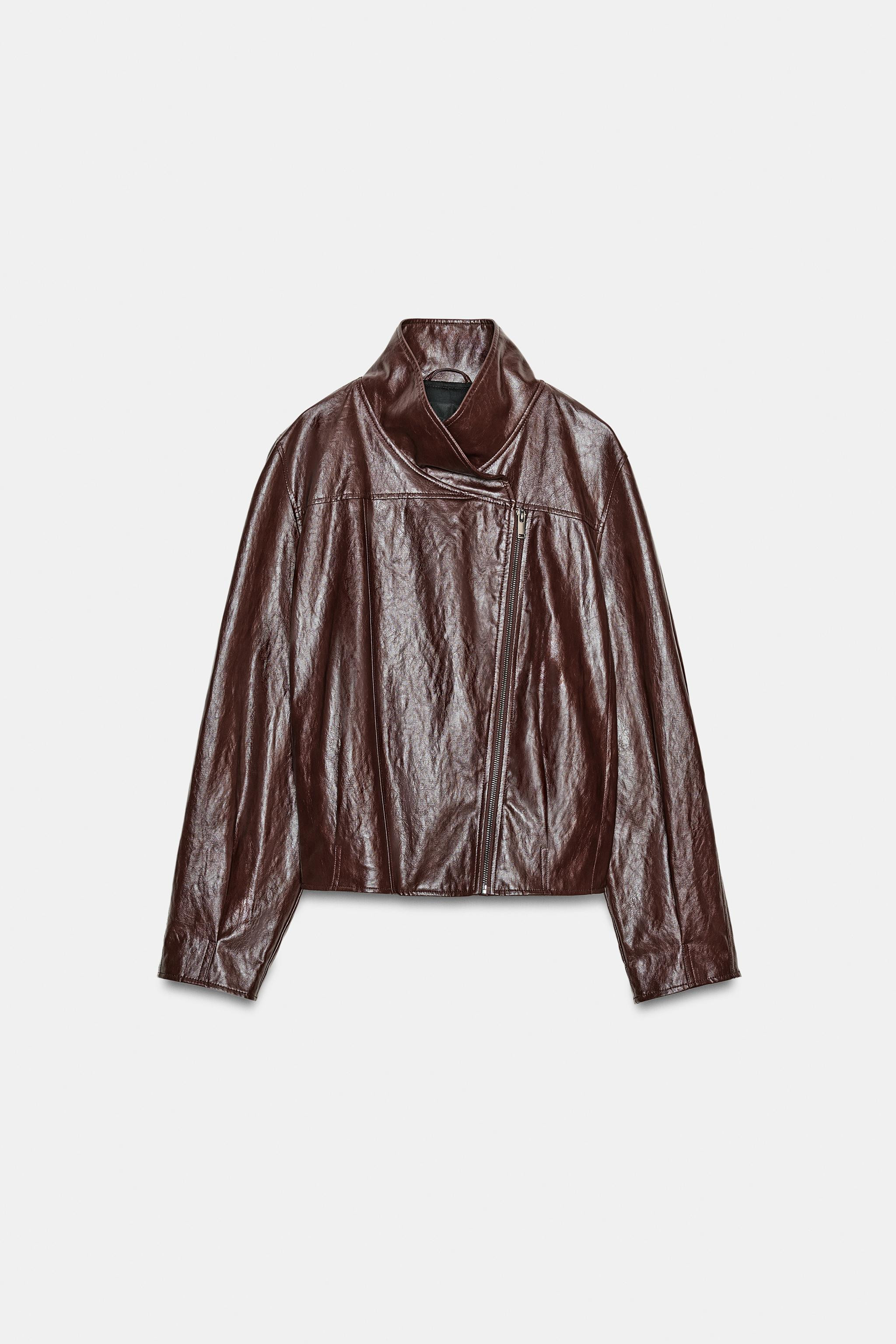 ZW COLLECTION FAUX LEATHER JACKET | Zara FR