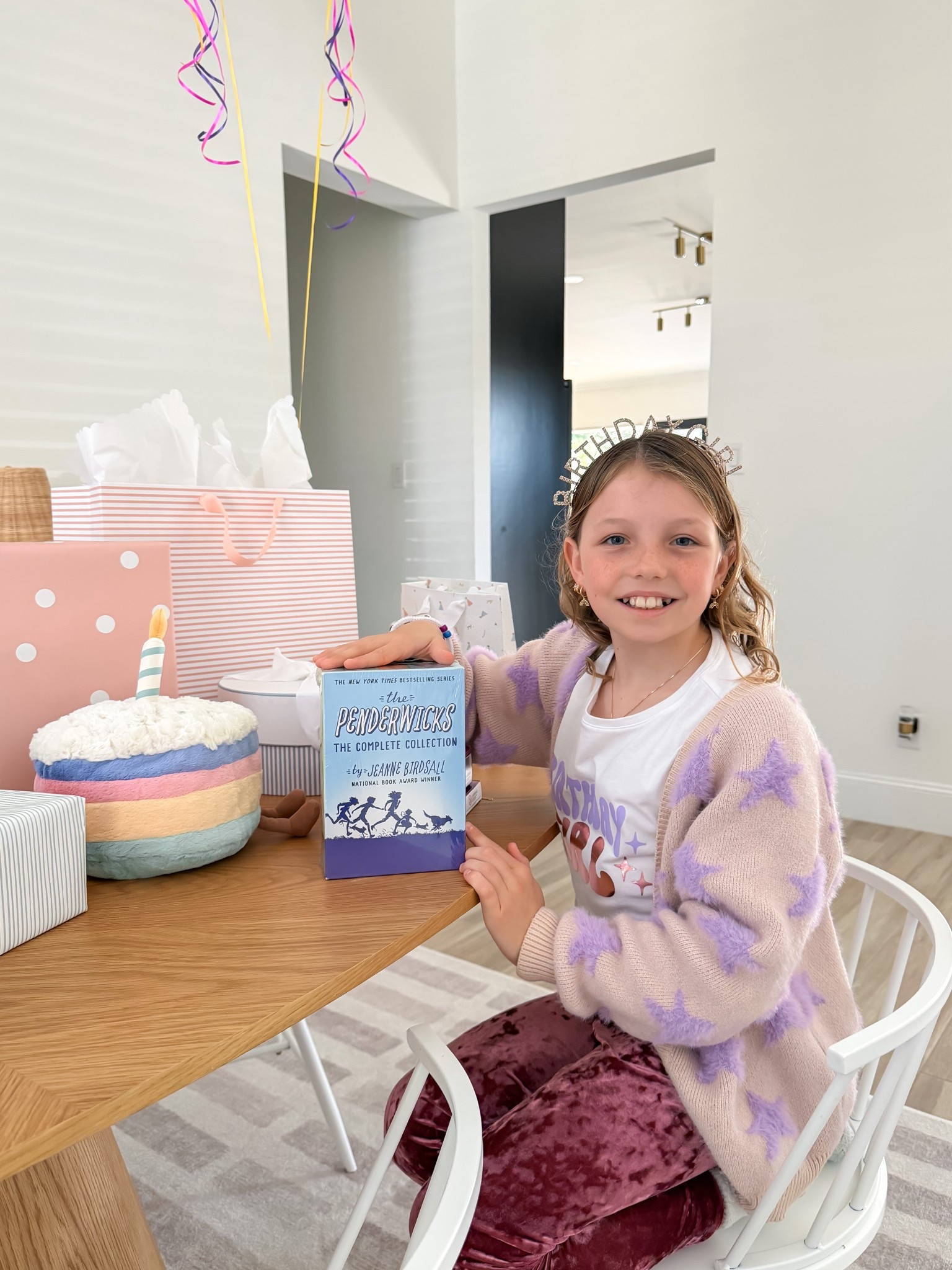 11 year old birthday gift - books! My girl can’t get enough of reading.  She flies through books in a day.  Highly rated series from her Aunt & cousins that her cousins LOVED. 

#LTKHome #LTKKids #LTKmomlife