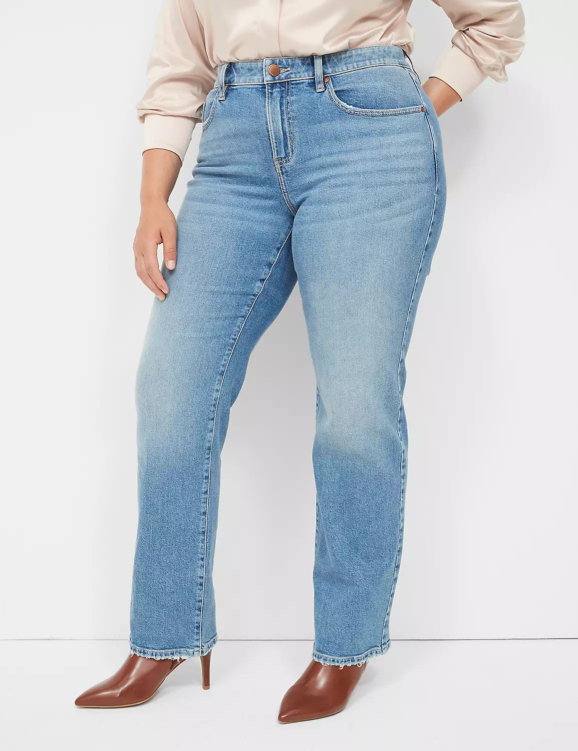 Relaxed Straight Jean | LaneBryant | Lane Bryant (US)