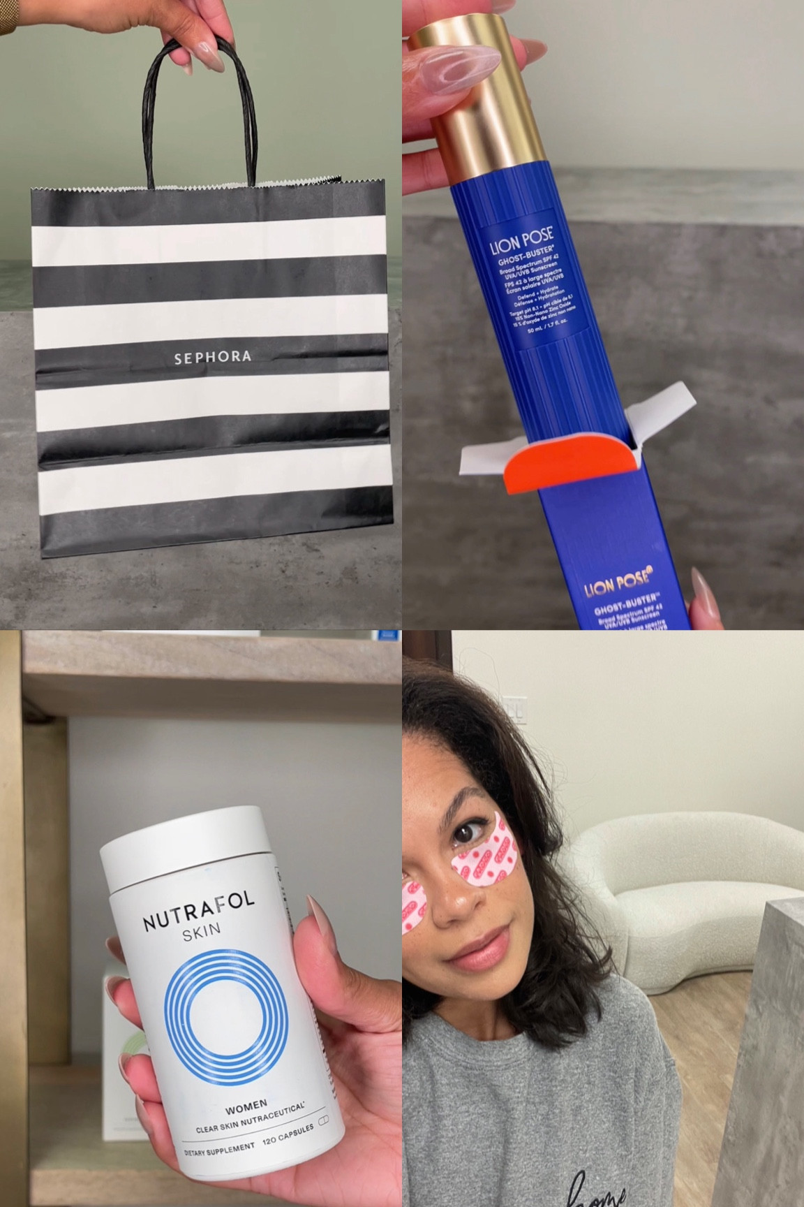 Two product news and a tried and true - Sephora February! 
Lion Pose Ghost-Buster SPF42 
Nutrafol Clear Skin Nutraceutical
Topicals Faded Eye Masks 😍

Sharing all links (plus more of my Sephora favorites) here! @sephora #sephorahaul #sephorapartner

#LTKbeauty