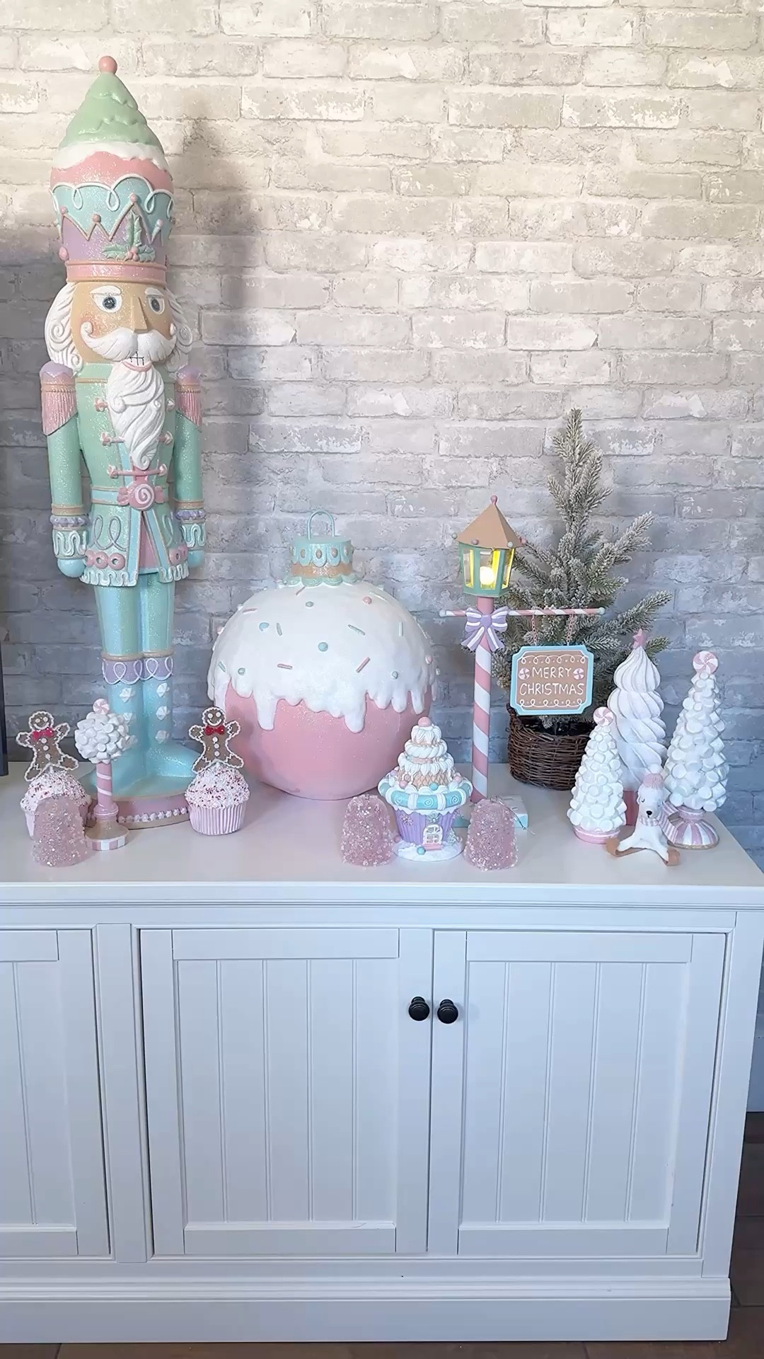 *some items are sold out or discontinued. I will update links as I see things come back in stock. 

Do you love pastel Christmas decorations? 🎄💕 I personally prefer the classic red and green, but with such adorable pink and pastel Christmas decorations EVERYWHERE this year, I had to at least decorate one room with pastels.  This display is in our teen room and I think the soft pinks look so cute agains the grey brick wallpaper. 

So are you Team Pink or Team Red? Let me know in the comments!

#PastelChristmas #pinkchristmas #christmasinspiration #christmasdecorations #christmasdecor 

#LTKHoliday #LTKHome #LTKSeasonal