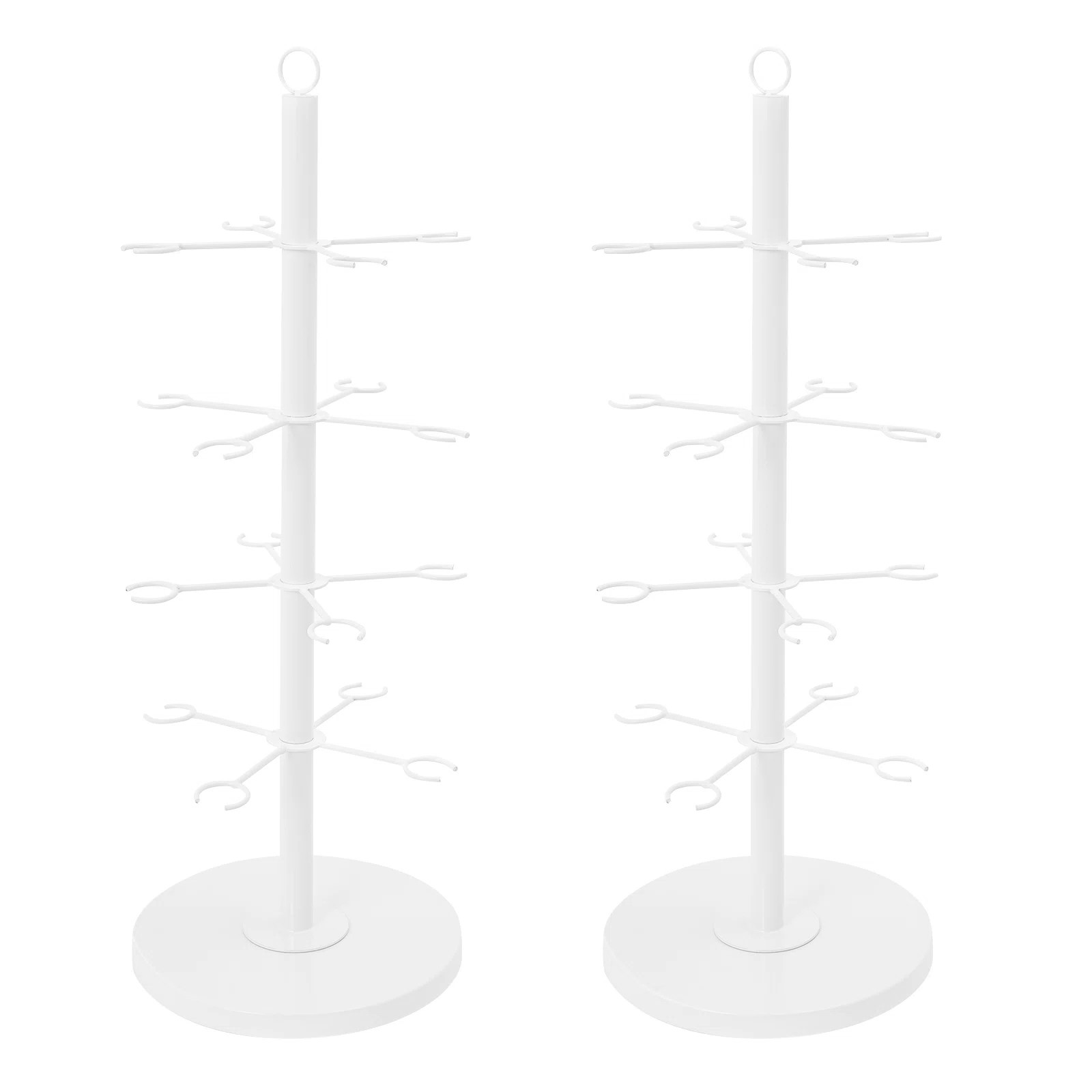 2 Piece 4 Tier Champagne Glasses Display Rack Cocktail Tree Stand | Wayfair North America