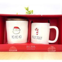 Rae Dunn Christmas | Holly Jolly Mug & Canister Set Santa Gift | Etsy (US)
