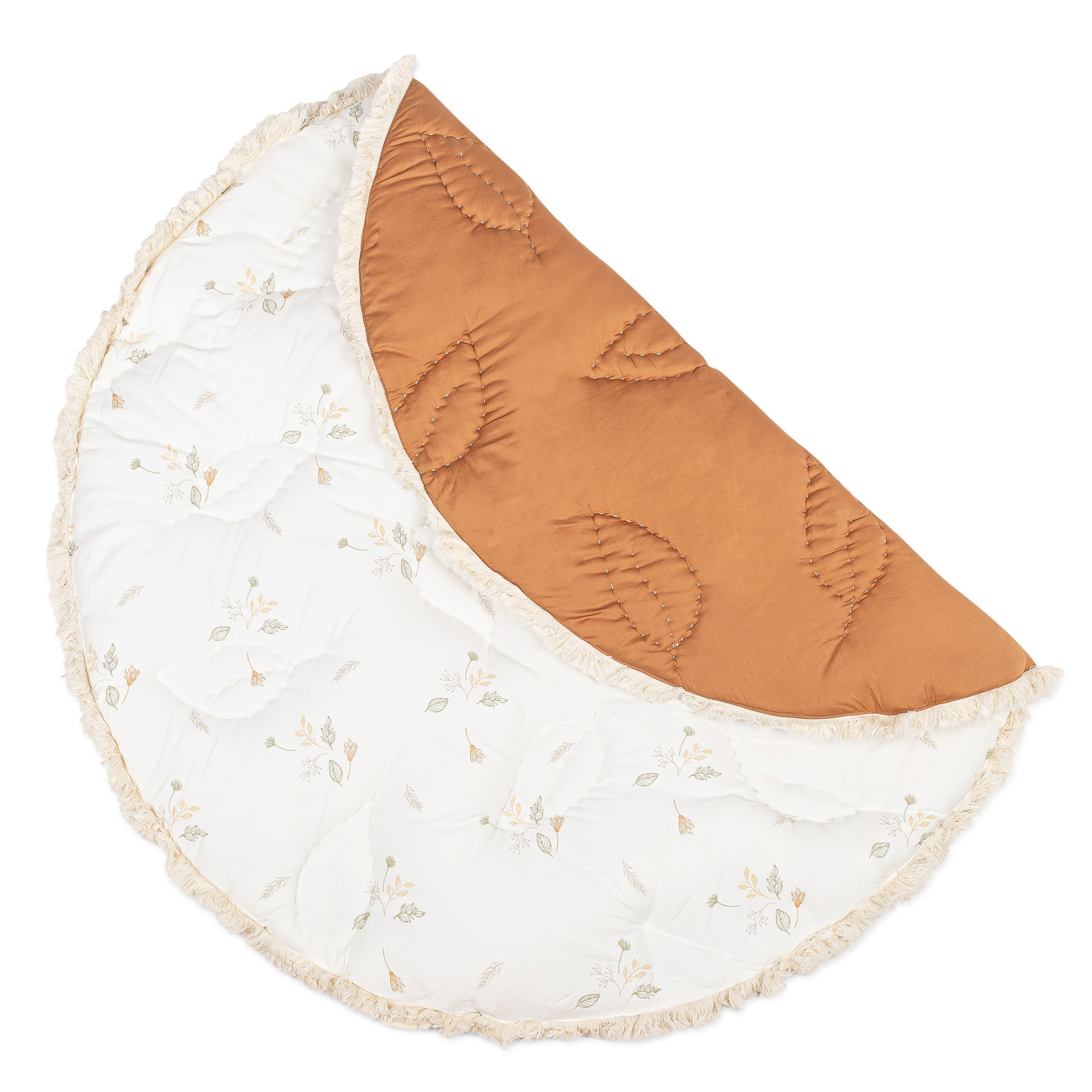 Willow Quilted Play Mat - Leaf Play Mat | Crane Baby | Crane Baby