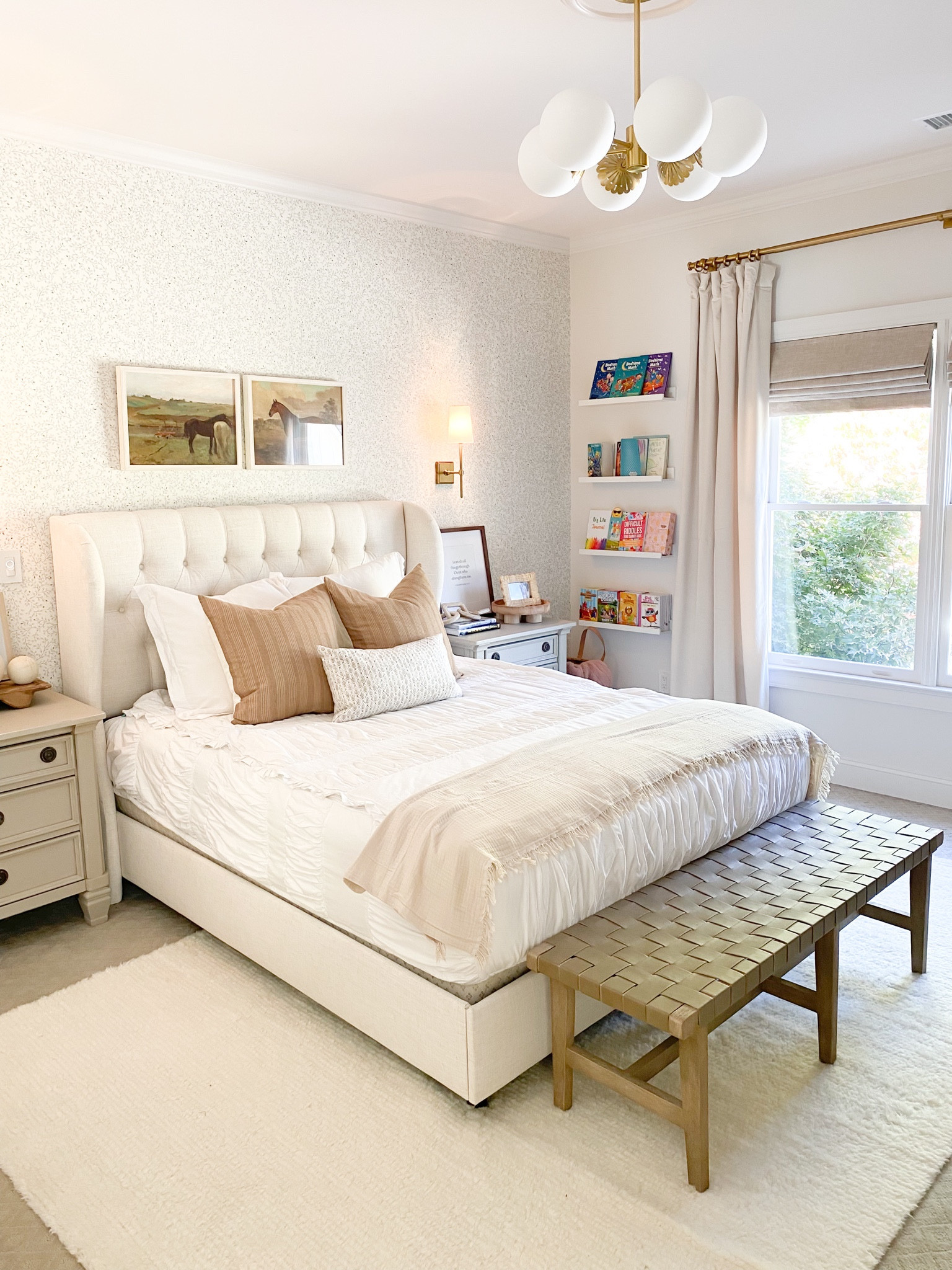 Girls bedroom, young girls room, transitional bedroom decor, modern classic bedroom, bedroom inspo, bedroom design #girlsroom #emilyshome #daughtersroom

#LTKkids #LTKhome #LTKstyletip