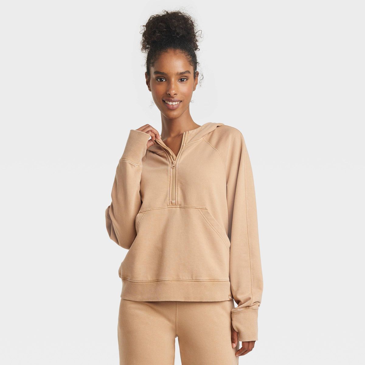 Women's 1/2 Zip Fleece Pullover - JoyLab™ | Target