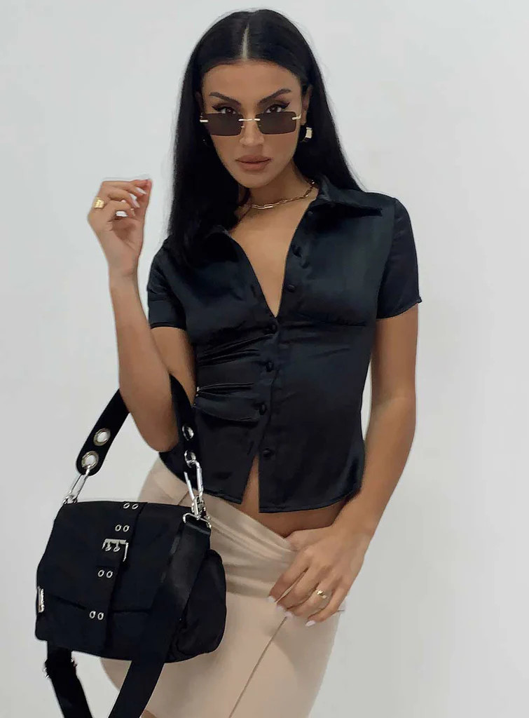 Bessie Top Black | Princess Polly US