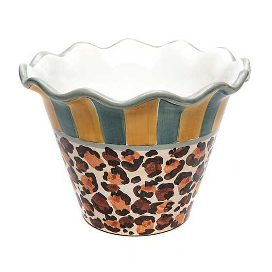 Leopard Flower Pot | MacKenzie-Childs
