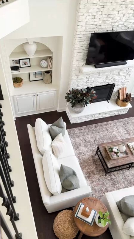 My new living room area rug is amazingly soft and the price is exceptional. Its colors work perfectly with my neutral living room color palette. Home decor living room decor built in styling coffee table styling alabaster walls pottery barn sofa

#LTKHome #LTKStyleTip #LTKVideo