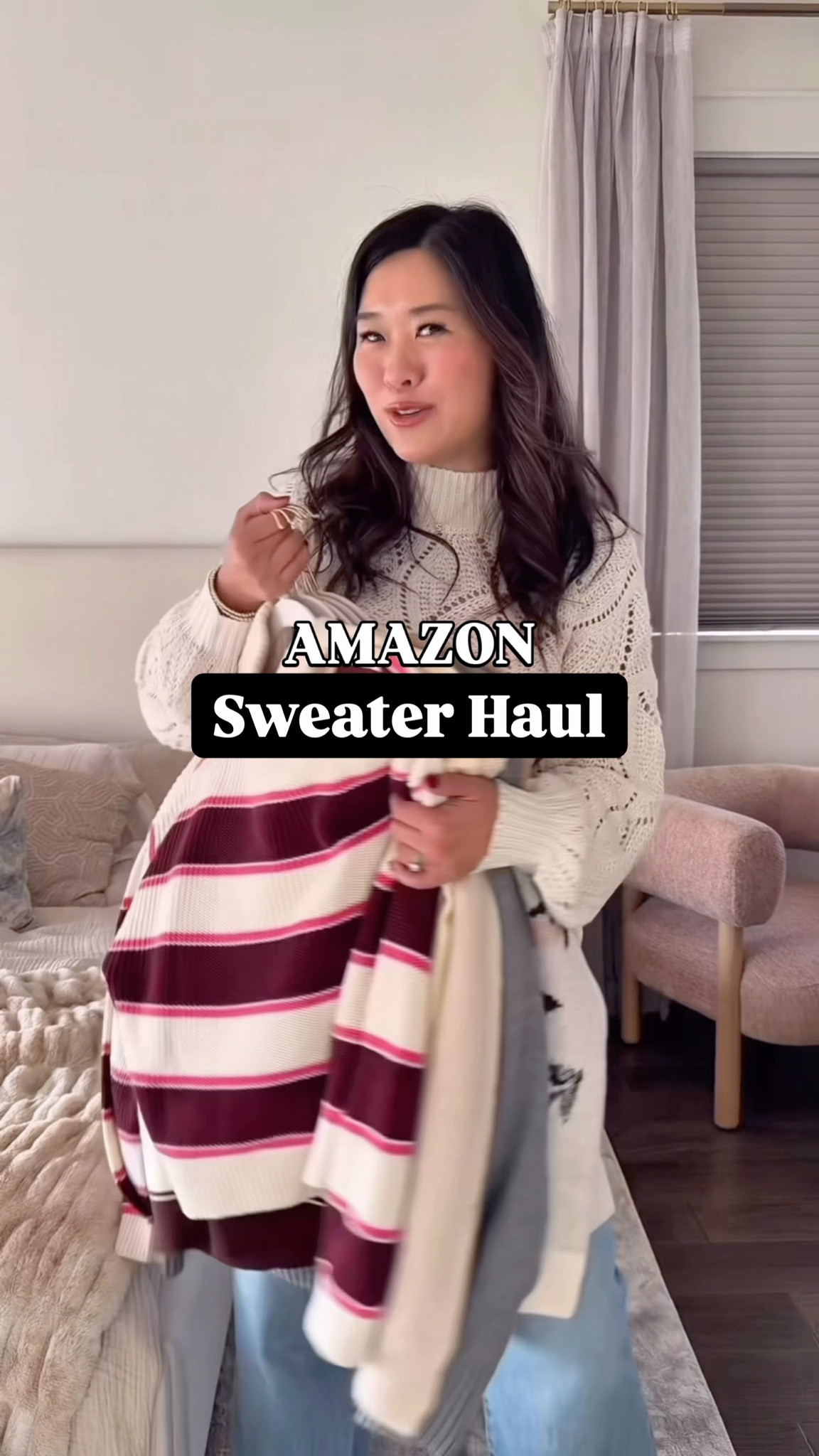 Amazon Sweater Haul! Love these for Fall to Winter! Wearing size Medium in all of them! 