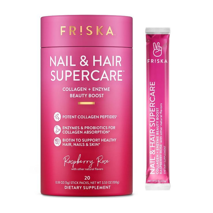 FRISKA Nail and Hair Supercare Collagen Powder Supplement - 20ct | Target