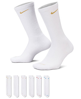 Unisex Everyday Plus Cushioned Training 6-Pairs Crew Socks | Macy's