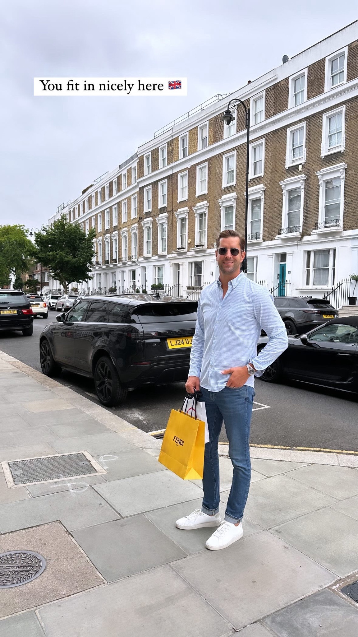 Thomas Jamieson wears a button down shirt, jeans and white sneakers in London. Men’s outfit. 

#LTKMens #LTKShoeCrush #LTKTravel