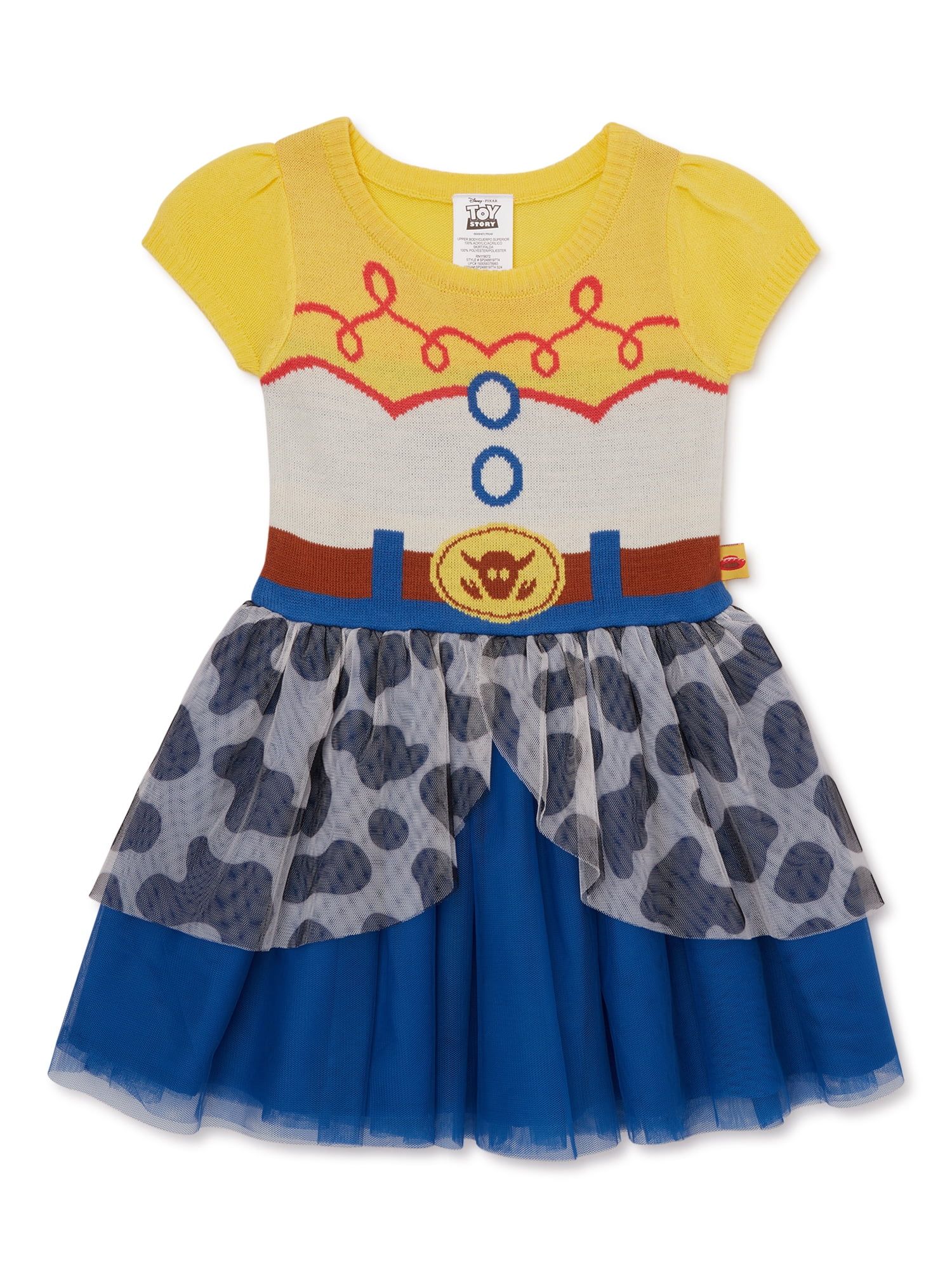 Toy Story Toddler Girls Cosplay Sweater Dress, Sizes 12M-5T | Walmart (US)