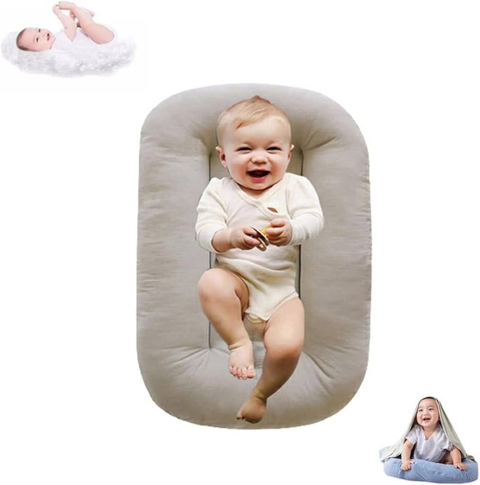 Baby Lounger Snuggle Me Lounger for Infants 0-12 Months, Bionic Design Baby Nest Sleeper Baby Lou... | Amazon (US)