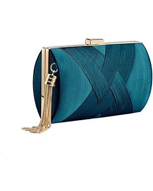 Clutch Purses For Women Tassel Evening Clutch bag Cross Body & Shoulder Bag For Wedding Night out... | Amazon (US)