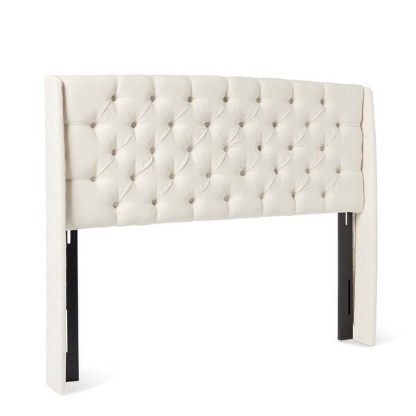 Perryman Full/Queen Wingback Headboard by Christopher Knight Home - Eggshell | Bed Bath & Beyond